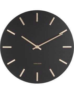 Karlsson Charm KA5821BK seinäkello 30cm