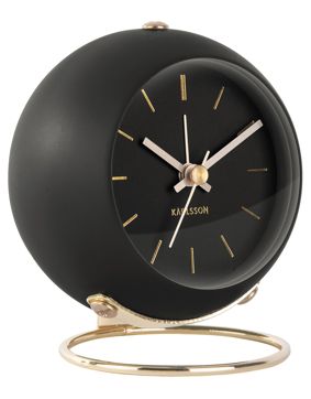 Karlsson KA5833BK herätyskello Globe Black