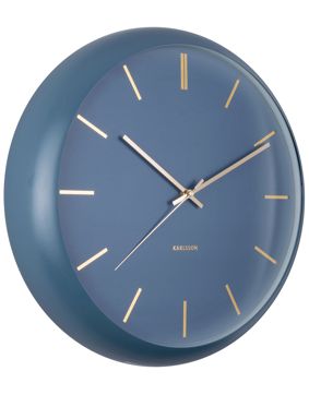 Karlsson Globe KA5840BL tummansininen seinäkello 40 cm