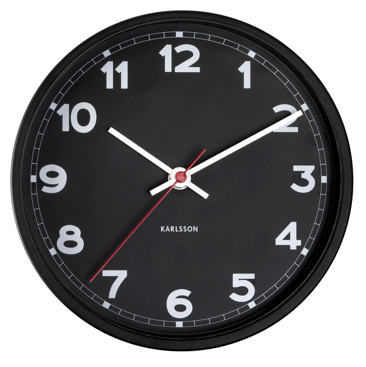 Karlsson KA5846BK New Classic Small Black seinäkello 20 cm