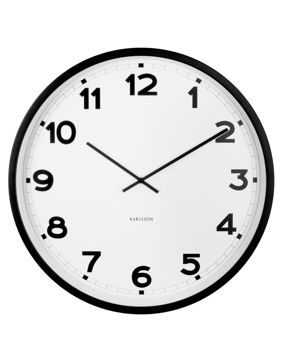Karlsson KA5848WH New Classic Large White seinäkello 60 cm