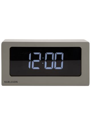 Karlsson Boxed LED Warm Grey herätyskello KA5868WG