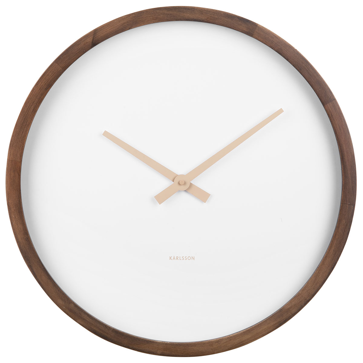 Karlsson seinäkello Ancho dark wood large 50 cm KA5928DW