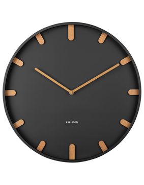 Karlsson seinäkello Grace metal black 40 cm KA5942BK