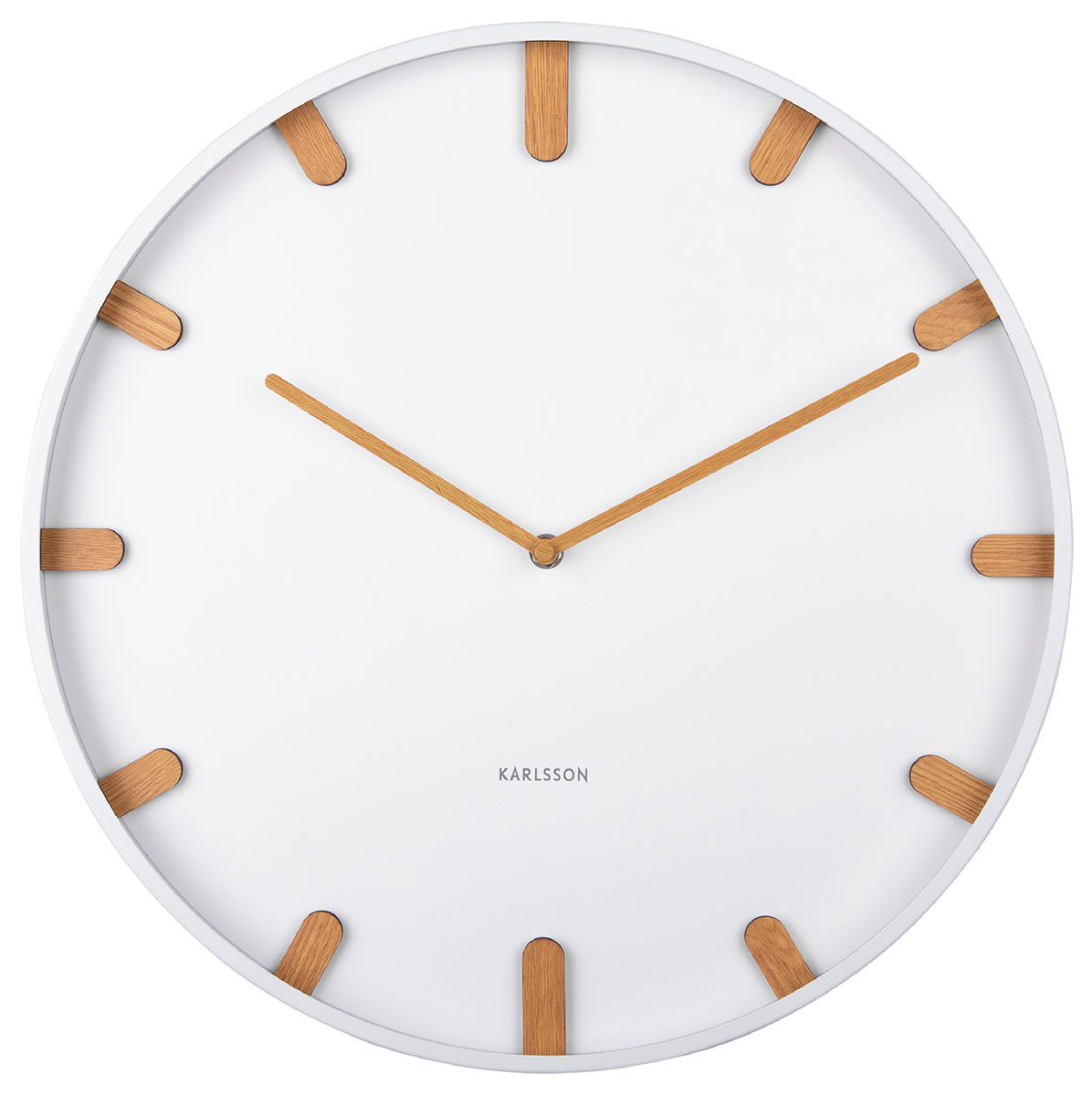 Karlsson seinäkello Grace metal white 40 cm KA5942WH