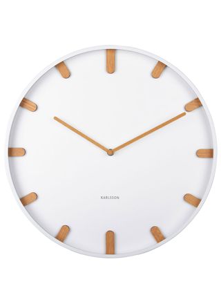 Karlsson seinäkello Grace metal white 40 cm KA5942WH