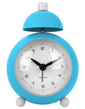 Karlsson herätyskello Chaplin matt bright blue KA5979BB