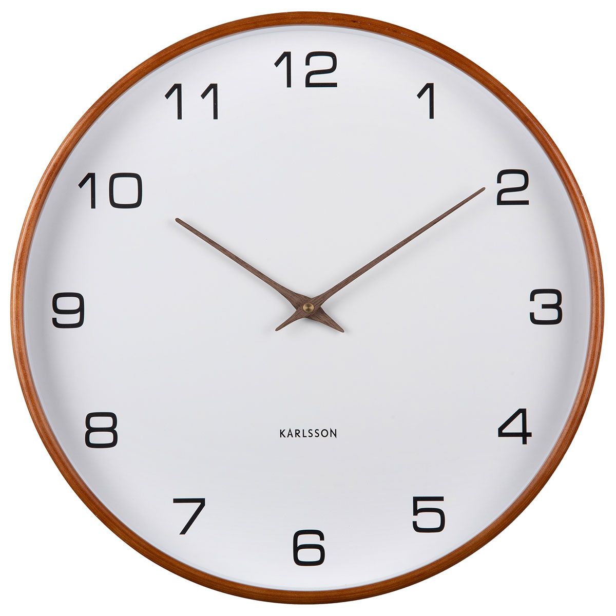 Karlsson seinäkello Acento wood white KA5993WH