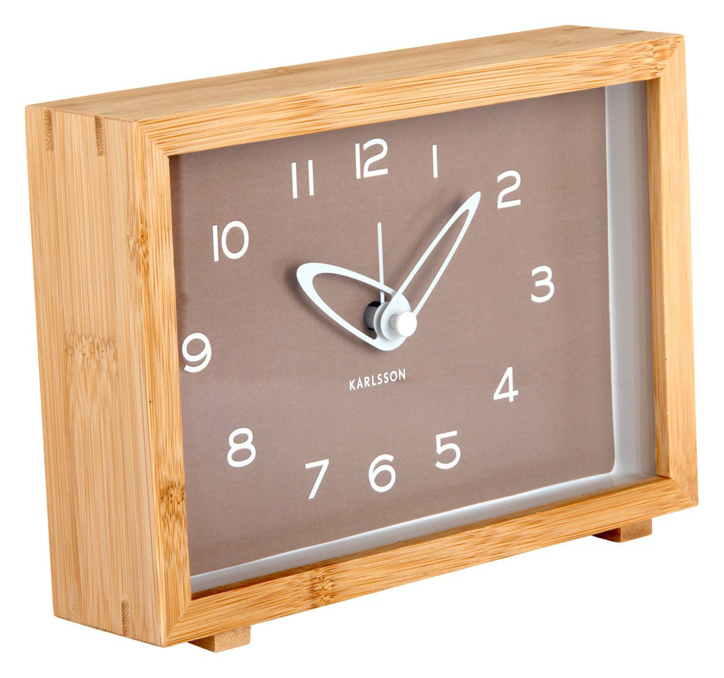 Karlsson herätyskello Tipico mocha brown KA6034BR