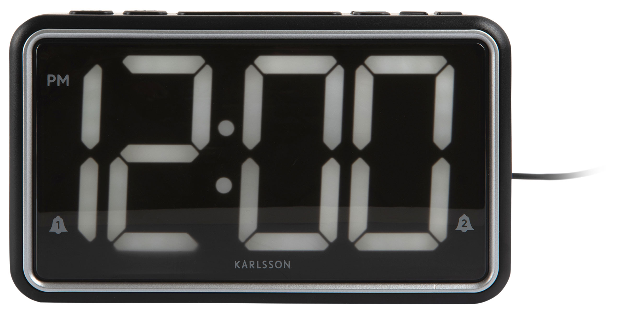 Karlsson New Retro herätyskello KA6035BK