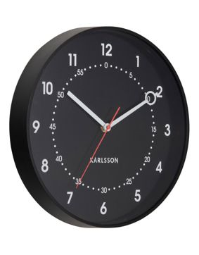 Karlsson seinäkello Fresco black KA6038BK