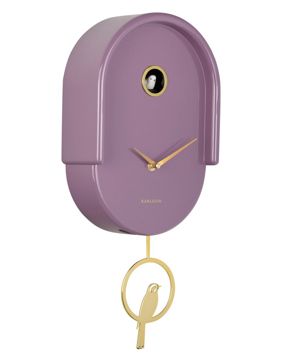 Karlsson seinäkello Tweet light mauve KA6069PU