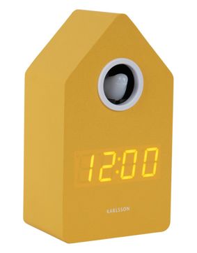 Karlsson herätyskello Cuckoo LED mango yellow KA6070YE