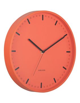 Karlsson seinäkello Cool Retro bright orange KA6071OR