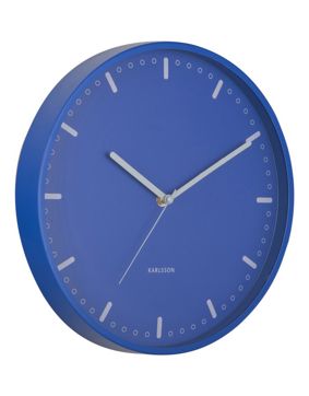 Karlsson seinäkello Cool Retro cobalt blue KA6071BL