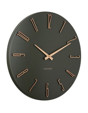 Karlsson seinäkello Esmerado luxury green KA6072GR