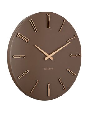 Karlsson seinäkello Esmerado mocha brown KA6072BR