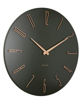 Karlsson seinäkello Esmerado large luxury green KA6073GR