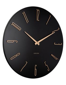 Karlsson seinäkello Esmerado large black KA6073BK
