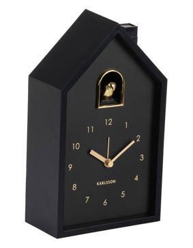 Karlsson herätyskello Modern Cuckoo Oro black KA6077BK