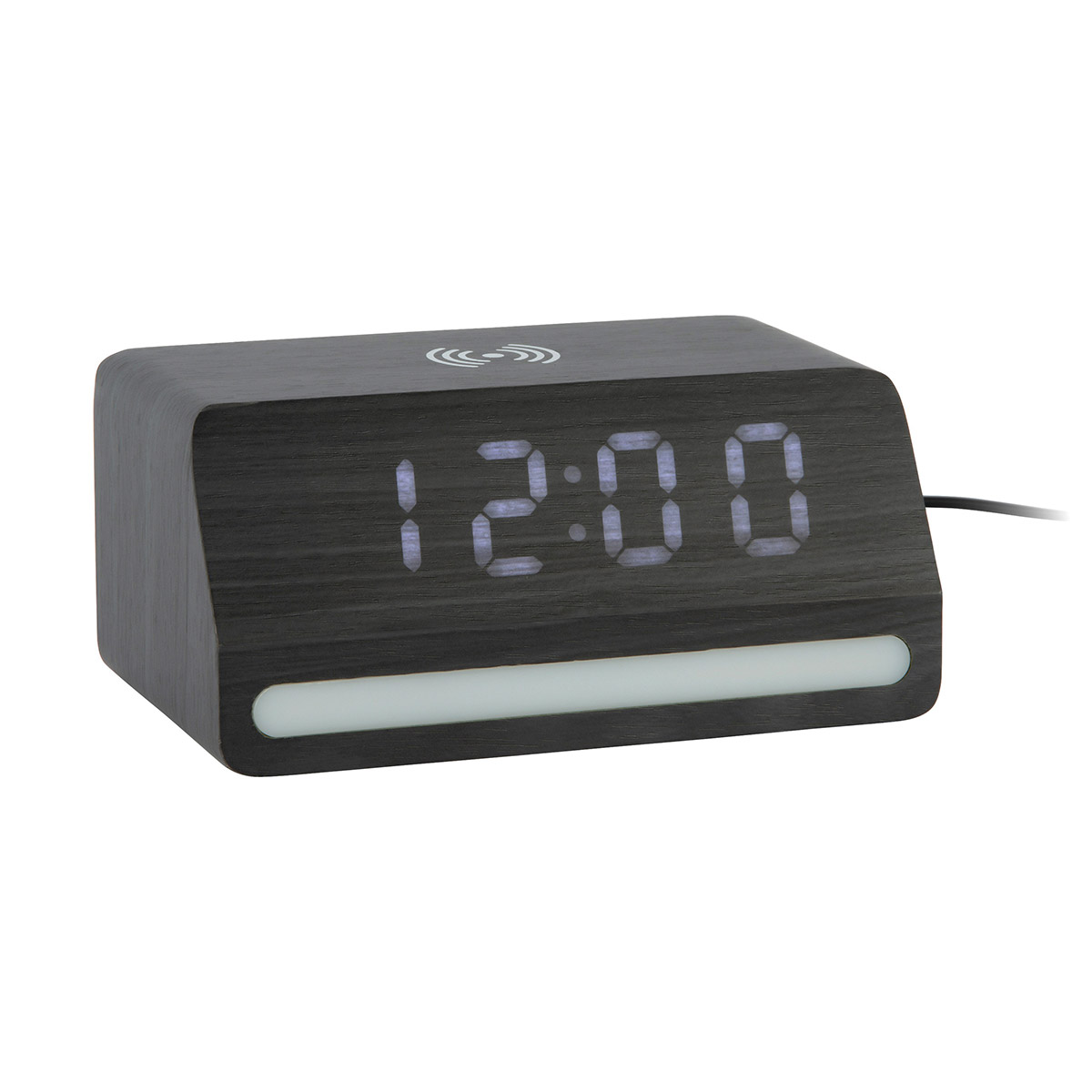 Karlsson herätyskello led-valolla Retro black KA6078BK