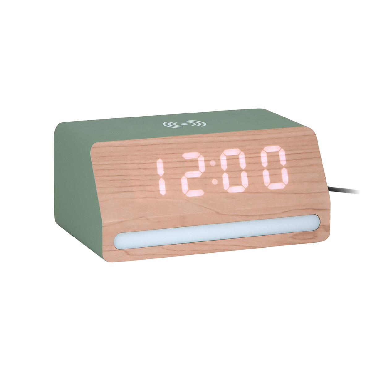 Karlsson herätyskello led-valolla Retro jungle green KA6078GR