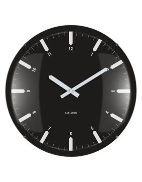 Karlsson seinäkello Realista Dome black KA6086BK