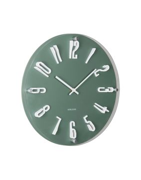 Karlsson seinäkello Esencia Elevated jungle green KA6090GR