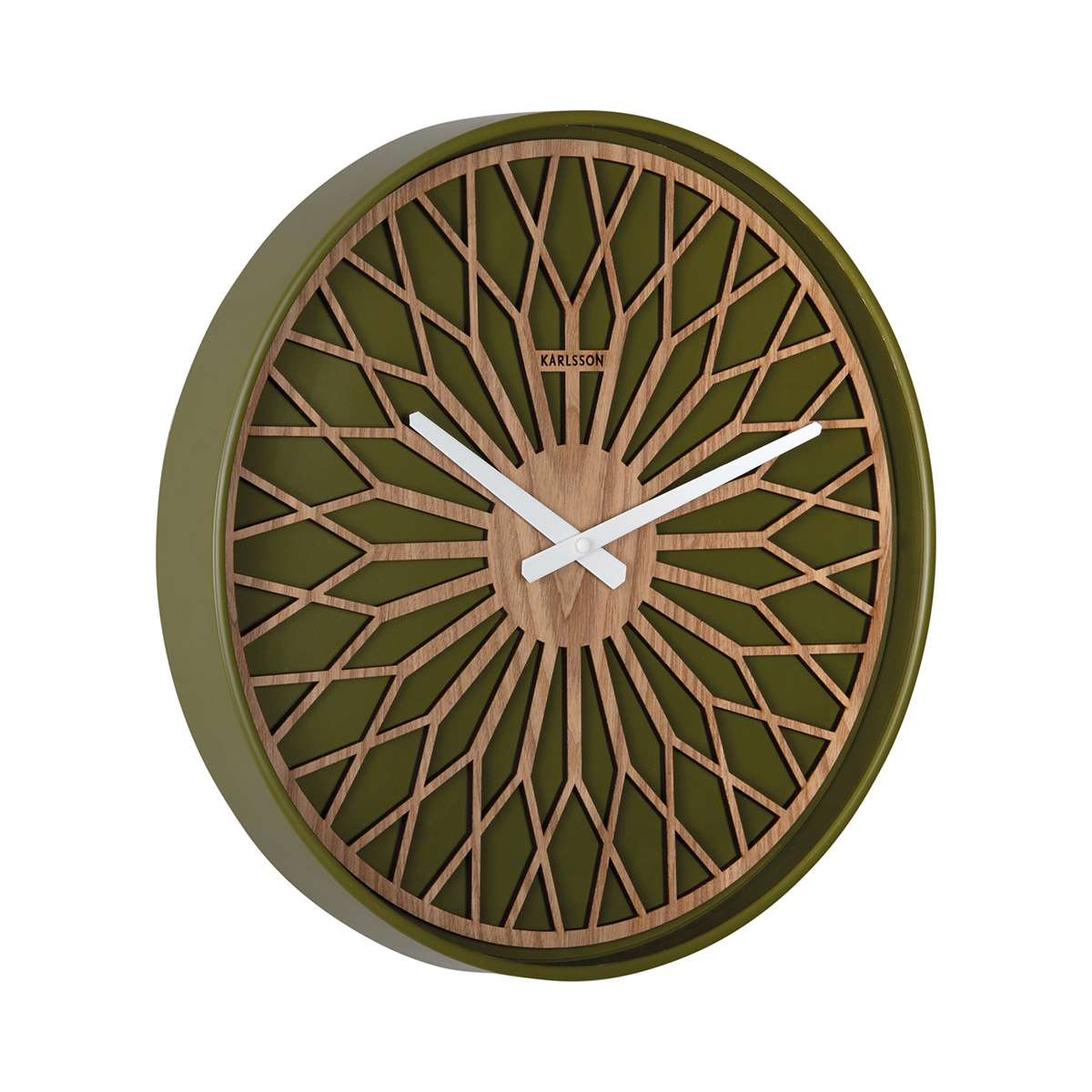 Karlsson seinäkello Girasol luxury green KA6092GR