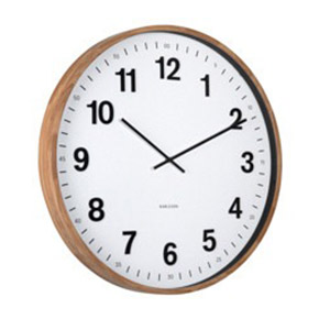 Karlsson seinäkello Esencia Classic XL dark wood KA6109DW