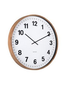 Karlsson seinäkello Esencia Classic XL dark wood KA6109DW
