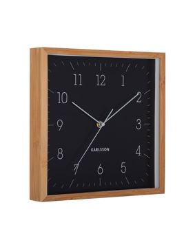 Karlsson seinäkello Neat Cuadrado black KA6114BK