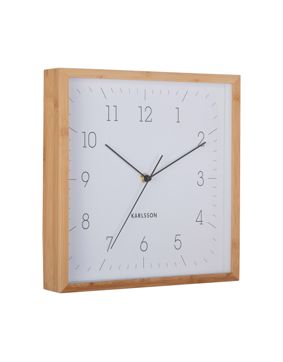 Karlsson seinäkello Neat Cuadrado white KA6114WH
