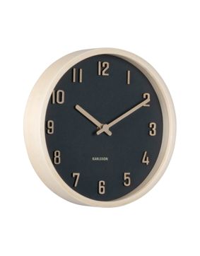 Karlsson seinäkello Nervadura Small black KA6116BK