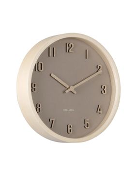 Karlsson seinäkello Nervadura Small brown KA6116BR