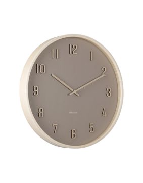 Karlsson seinäkello Nervadura brown KA6117BR