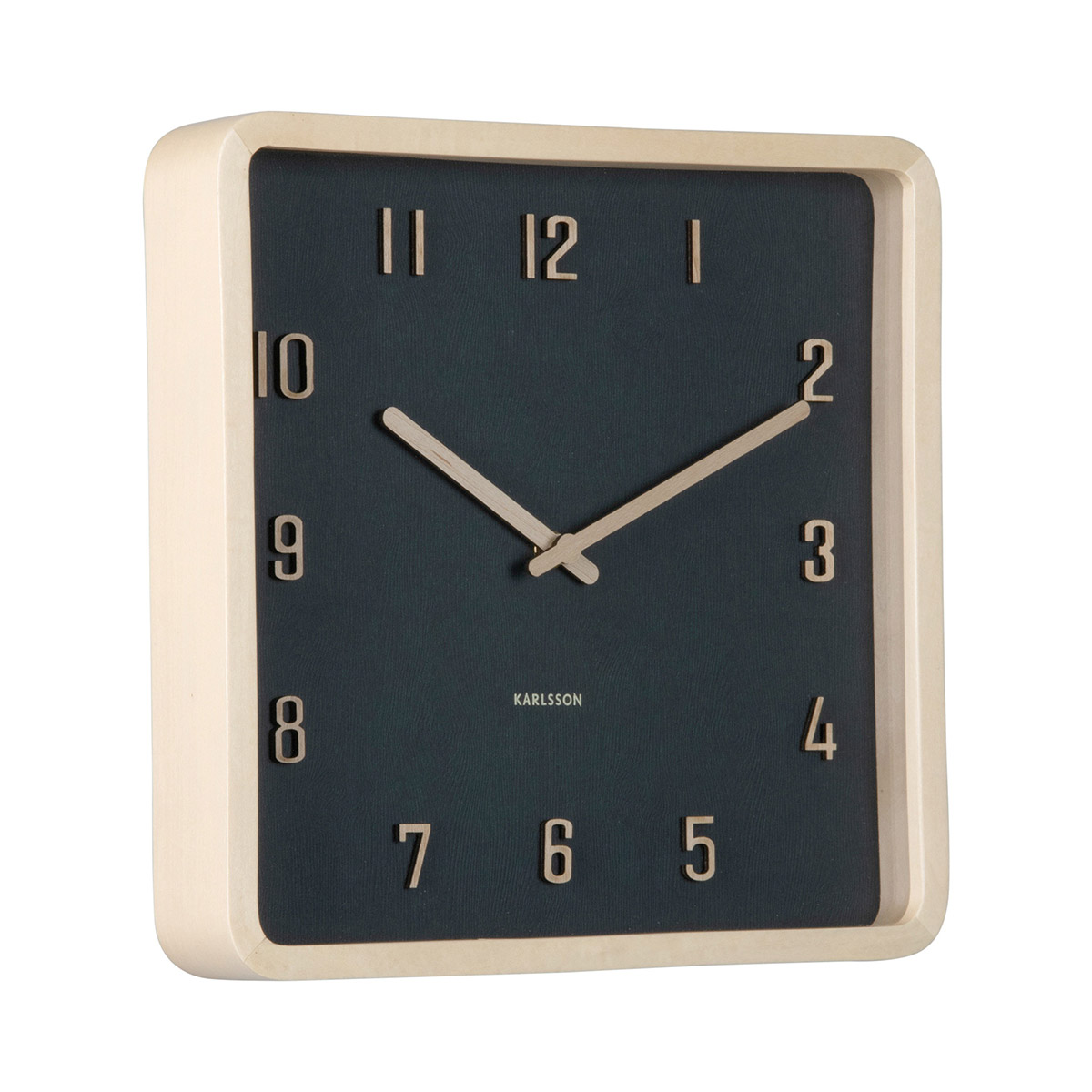 Karlsson seinäkello Nervadura Square black KA6118BK