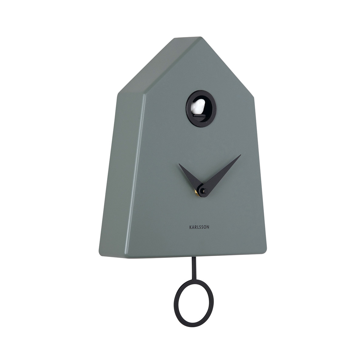 Karlsson seinäkello Grafico Cuckoo jungle green KA6122GR