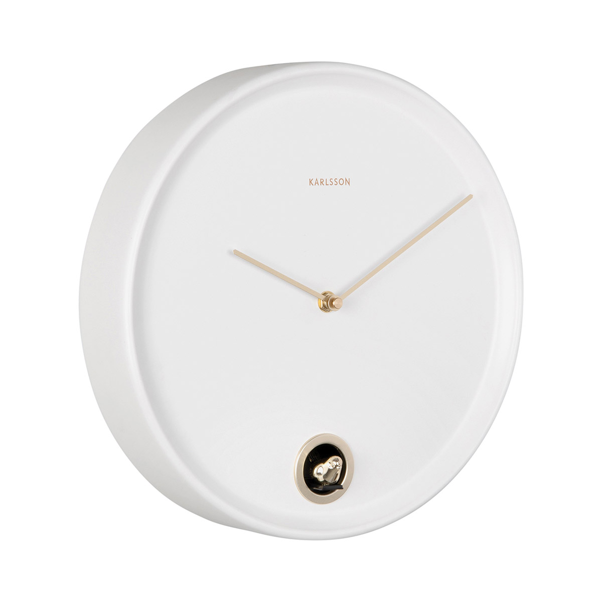 Karlsson seinäkello Esencia Cuckoo white KA6123WH