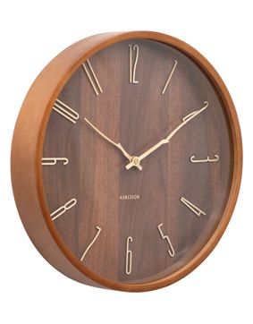 Karlsson seinäkello Rama dark wood KA6139DW