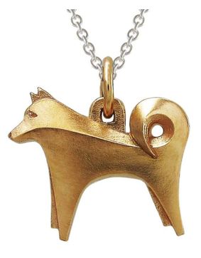 Kaamos Suomenpystykorva kaulakoru 034