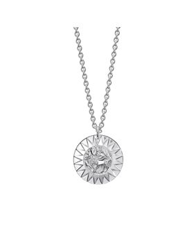 Kalevala Amuletti Aurinkoleijona kaulakoru iso hopea 2270313460