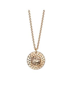 Kalevala Amuletti Aurinkoleijona kaulakoru iso pronssi 3270313460