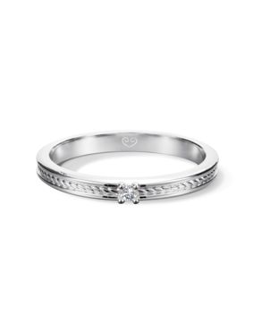 Kalevala Ikiaikainen 0.02 ct laboratoriotimanttisormus valkokulta 541000111L