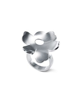 Kalevala x Marimekko Unikko sormus hopea 241001200