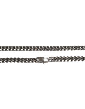 Bosie harmaa satiinihiottu panssarikaulaketju 8mm SBN-8S-SAT-H