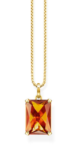Thomas Sabo kaulakoru orange stone KE1957-472-8-L50V