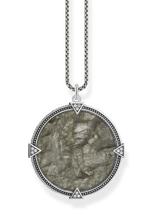 THOMAS SABO Collana da donna in argento 925 con zirconi 32000881, misura unica, Argento, zirconia cubica THOMAS SABO Collana da donna in argento 925 con zirconi 32000881, misura unica, Argento, zirconia cubica