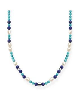 Thomas Sabo with blue stones and pearls kaulakoru KE2162-775-7-L45V