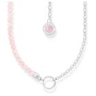 Thomas Sabo Charm Club Charmista rose quartz silver kaulakoru KE2190-067-9-L45v